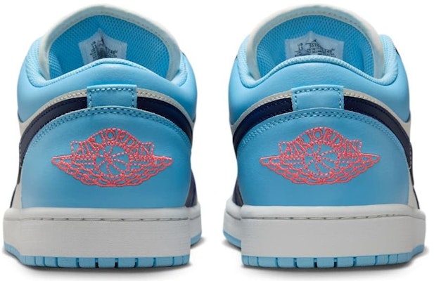 Air Jordan 1 Low 'Blue Chill' Biru Dingin 553558-149 Lookbook Air Jordan 1 Low 'Blue Chill' Biru Dingin 553558-149