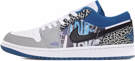 Air Jordan 1 Low 'Blue Splatter' Air Jordan 1 Low 'Blue Splatter'