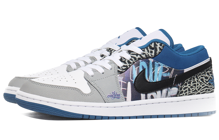 Lookbook Air Jordan 1 Low 'Blue Splatter'