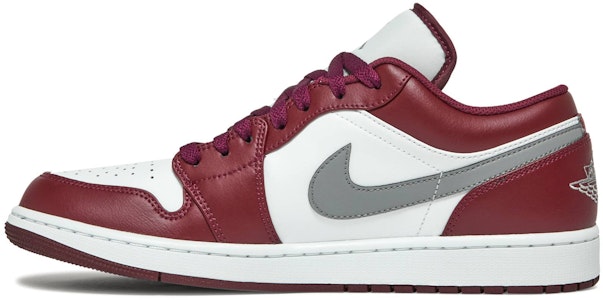 Air Jordan 1 Low 'Bordeaux' Lelaki 553558-615 Lookbook Air Jordan 1 Low 'Bordeaux' Lelaki 553558-615