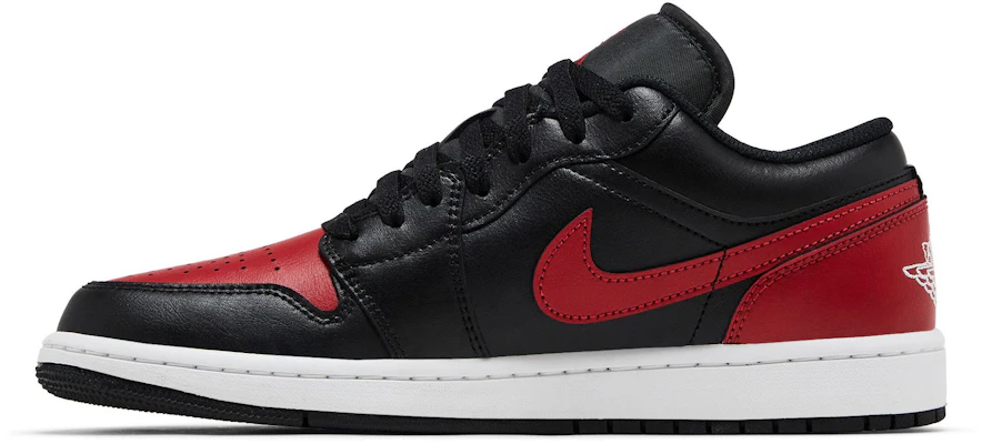Air Jordan 1 Low ''Bred'' Schwarz Rot Herren Damen Sneaker 553558-067 Shop Air Jordan 1 Low ''Bred'' Schwarz Rot Herren Damen Sneaker 553558-067