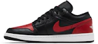 Shop Air Jordan 1 Low ''Bred'' Schwarz Rot Herren Damen Sneaker 553558-067