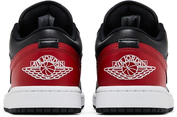 Air Jordan 1 Low ''Bred'' Schwarz Rot Herren Damen Sneaker 553558-067 Sizing Air Jordan 1 Low ''Bred'' Schwarz Rot Herren Damen Sneaker 553558-067
