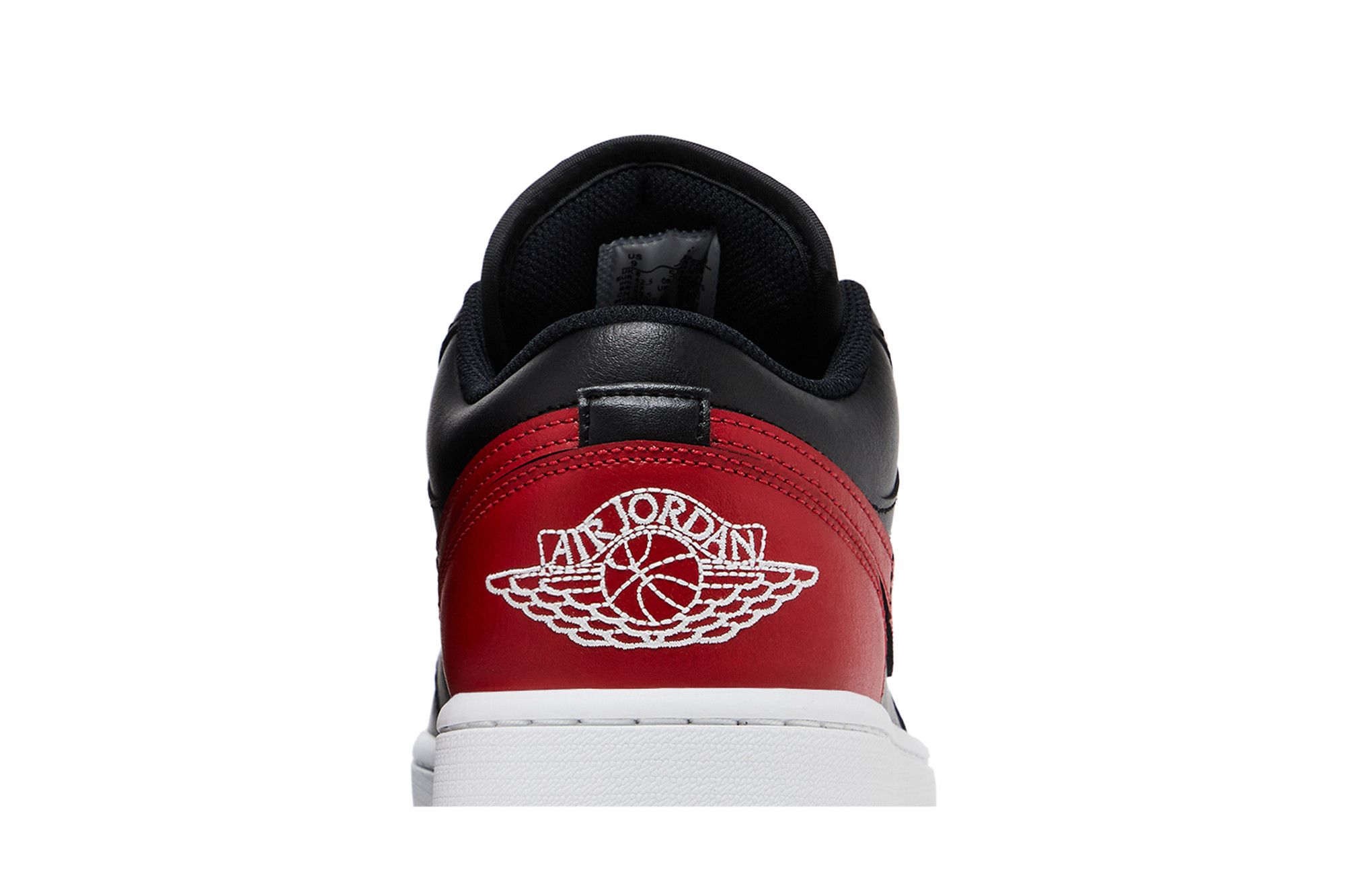 Cheap Air Jordan 1 Low ''Bred'' Schwarz Rot Herren Damen Sneaker 553558-067