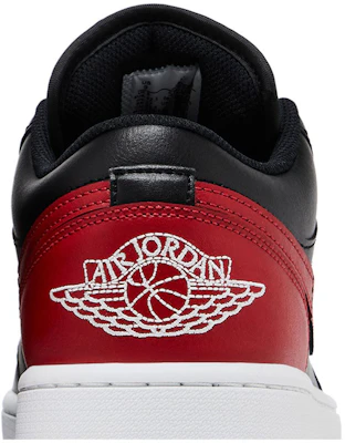 Air Jordan 1 Low ''Bred'' Schwarz Rot Herren Damen Sneaker 553558-067 Cheap Air Jordan 1 Low ''Bred'' Schwarz Rot Herren Damen Sneaker 553558-067