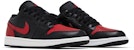 Air Jordan 1 Low 'Bred' Hitam Merah 553558-067