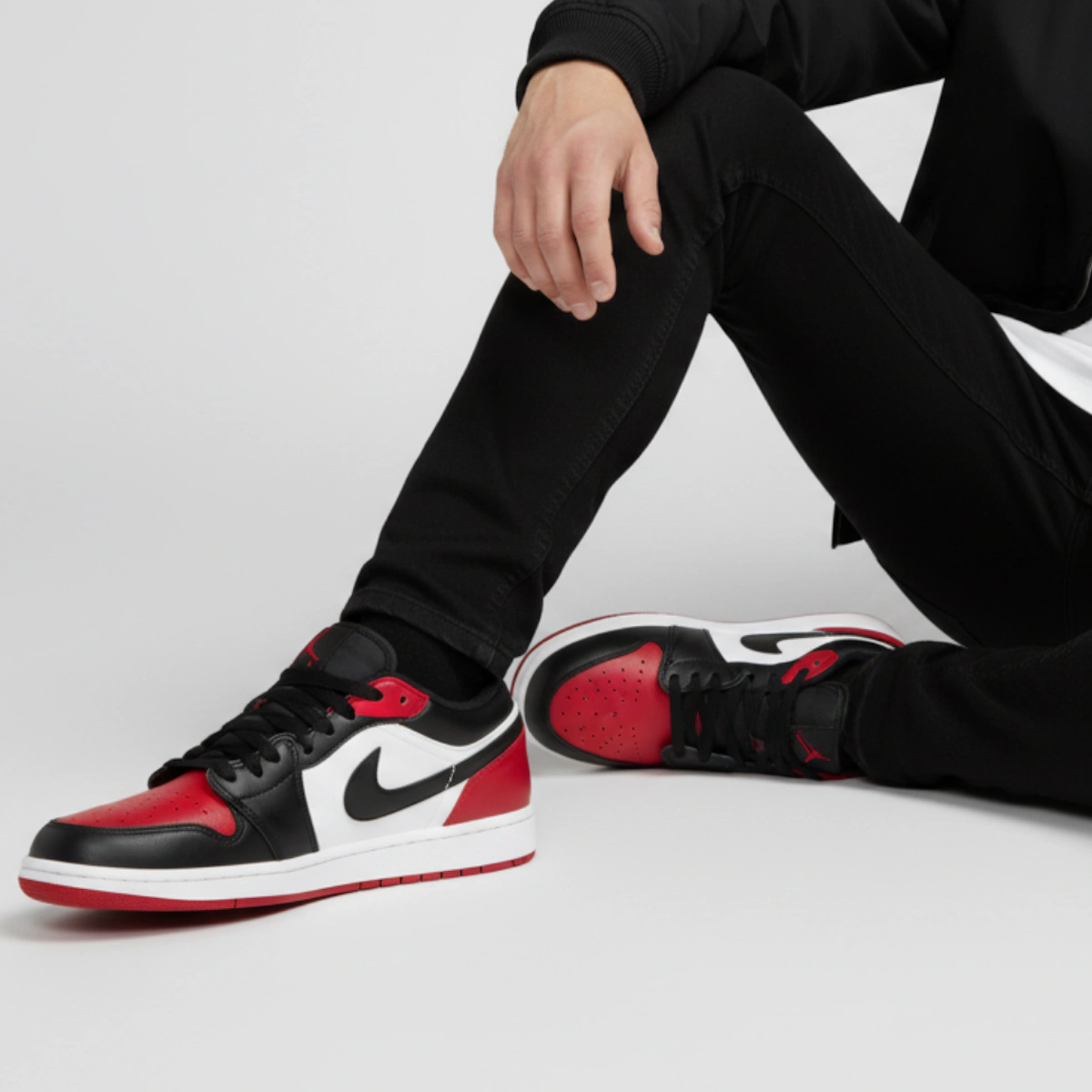 Air Jordan 1 Low 'Bred Toe 2.0'