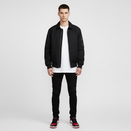 Air Jordan 1 Low 'Bred Toe 2.0' Lelaki 553558-161 Lookbook Air Jordan 1 Low 'Bred Toe 2.0' Lelaki 553558-161