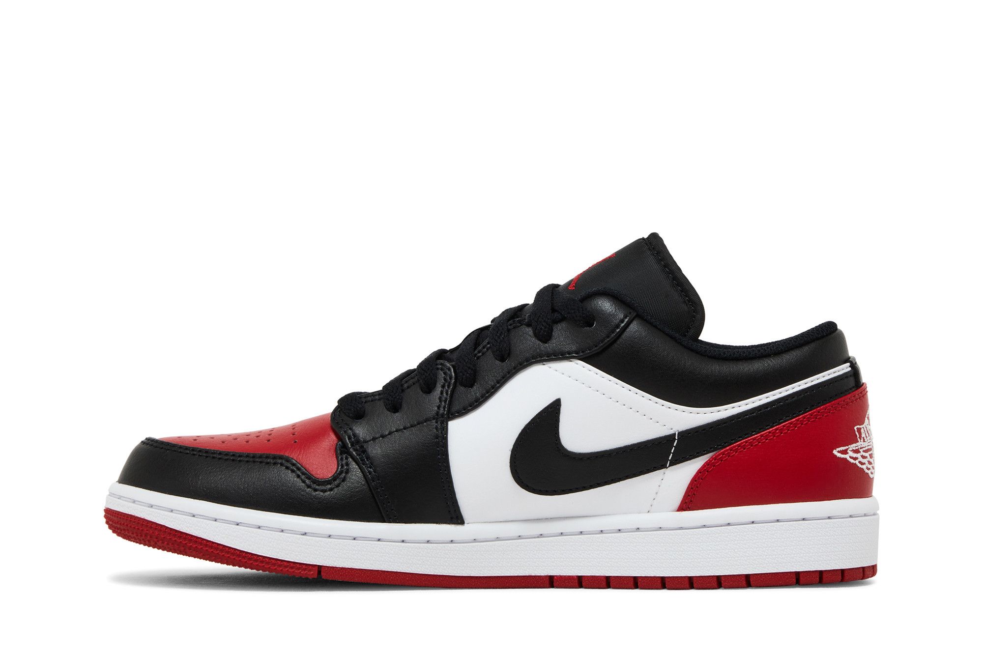 Purchase Air Jordan 1 Low 'Bred Toe 2.0' 553558-161 (低筒籃球鞋)