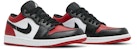 Air Jordan 1 Low 'Bred Toe' Lelaki 553558-612
