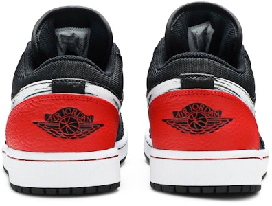 Air Jordan 1 Low 'Brushstroke Swoosh - Hitam Merah' DA4659-001 Details for Air Jordan 1 Low 'Brushstroke Swoosh - Hitam Merah' DA4659-001
