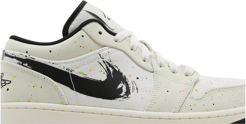 Air Jordan 1 Low 'Brushstroke Swoosh - Paint Splatter' DM3528-100 Order Air Jordan 1 Low 'Brushstroke Swoosh - Paint Splatter' DM3528-100