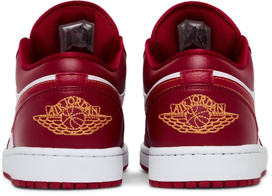 Air Jordan 1 Low 'Merah Cardinal' 553558-607 Details for Air Jordan 1 Low 'Merah Cardinal' 553558-607