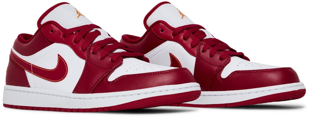 Air Jordan 1 Low 'Merah Cardinal' 553558-607 Cheap Air Jordan 1 Low 'Merah Cardinal' 553558-607