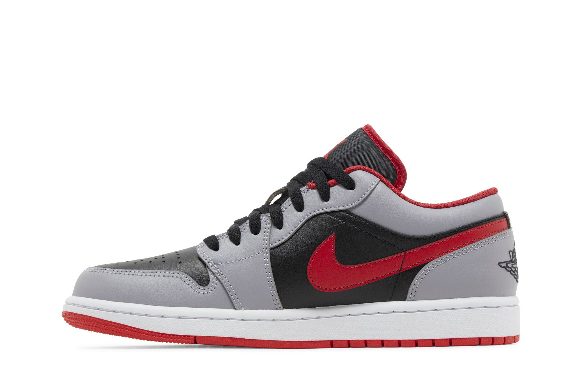 Lookbook Air Jordan 1 Low 'Cement Fire Red' Merah Api Batu Bata 553558-060