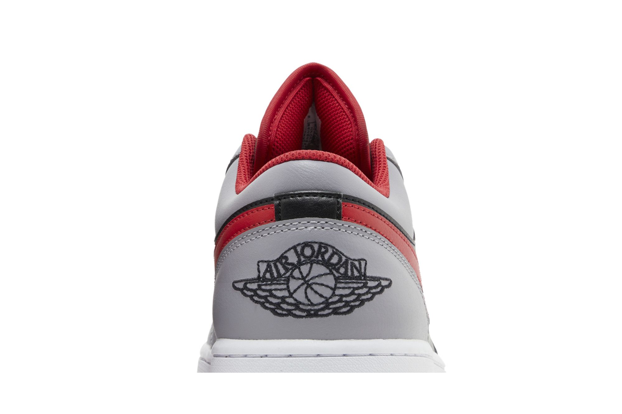 Sizing Air Jordan 1 Low 'Cement Fire Red' Merah Api Batu Bata 553558-060