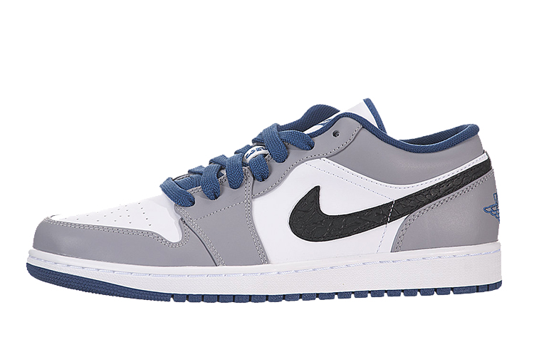 Buy Air Jordan 1 Low 'Cement True Blue' Sepatu Pria 553558-103