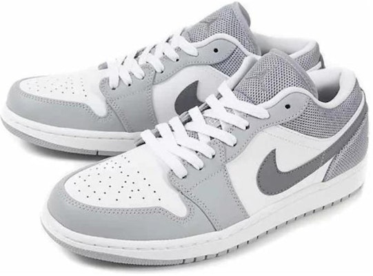 Air Jordan 1 Low 'Cool Grey' 553558-106 Lookbook Air Jordan 1 Low 'Cool Grey' 553558-106