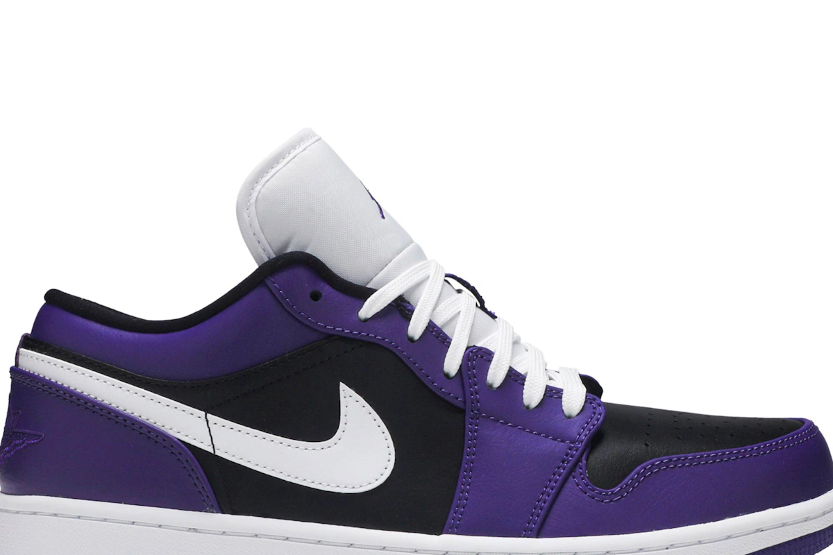 Air Jordan 1 Low 'Court Purple Black' 553558-501