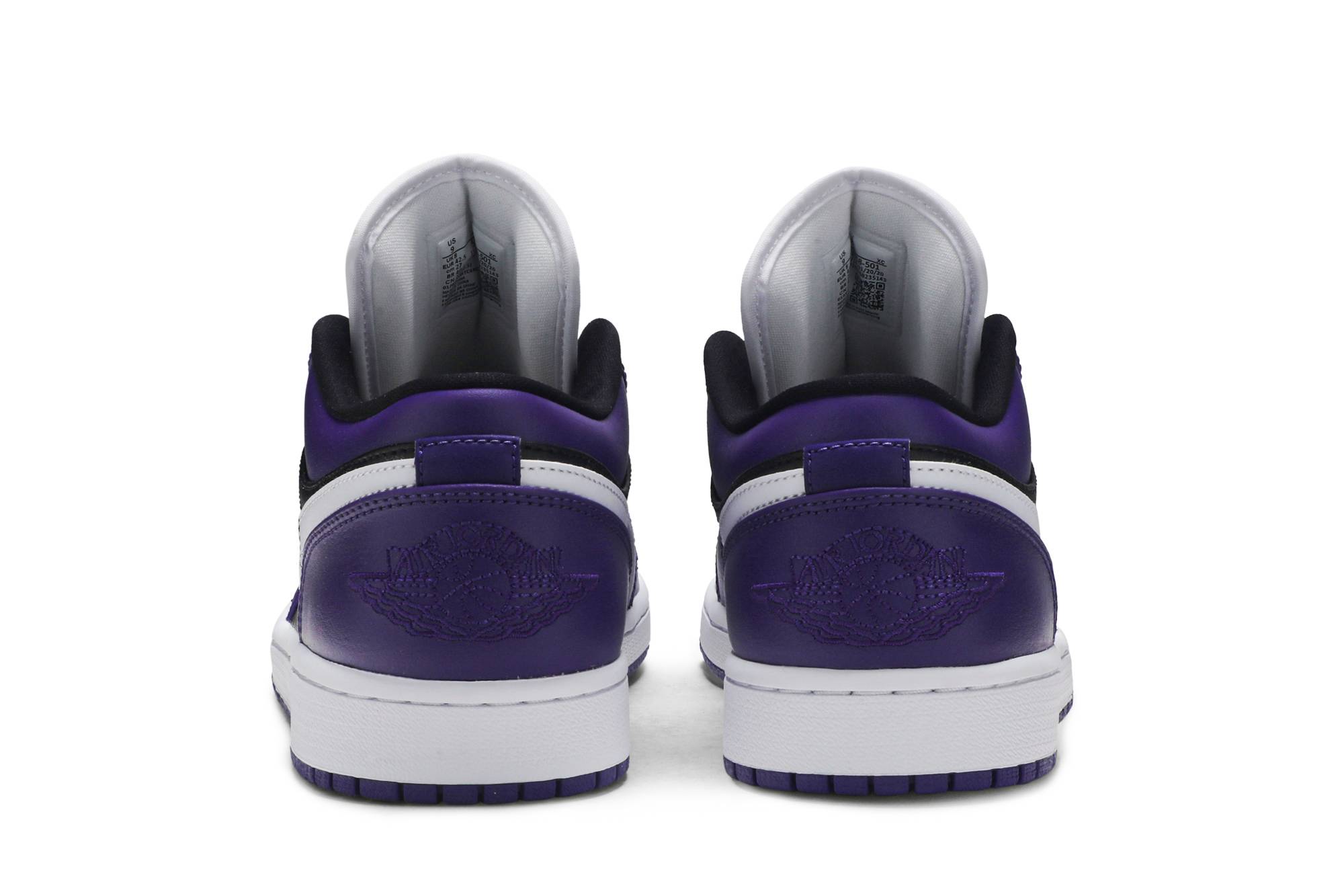 Air Jordan 1 Low Court Purple Black 553558-501 Nicesnk
