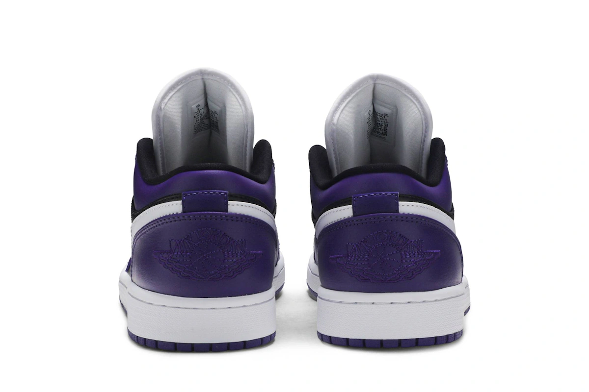 Air Jordan 1 Low 'Court Purple Black' 553558-501