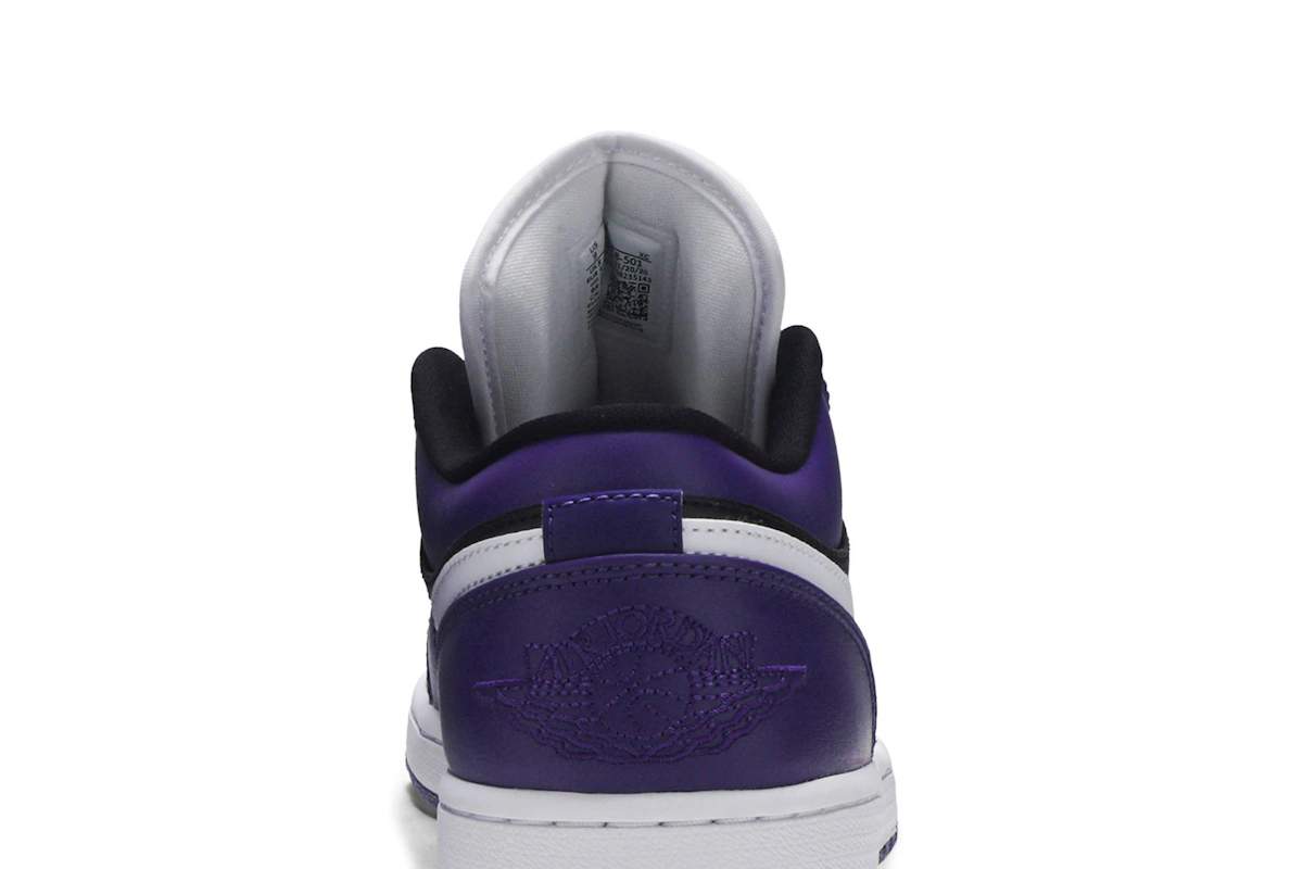 Air Jordan 1 Low 'Court Purple Black' 553558-501