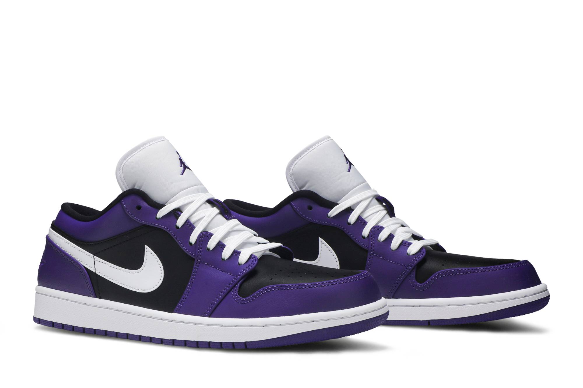 Air Jordan 1 Low Court Purple Black 553558-501 Nicesnk