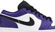 Order Air Jordan 1 Low 'Ungu Putih Court' 553558-500