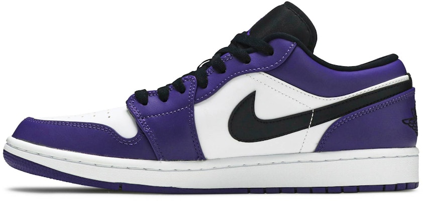 Air Jordan 1 Low 'Court Purple White' 553558-500 Lookbook Air Jordan 1 Low 'Court Purple White' 553558-500