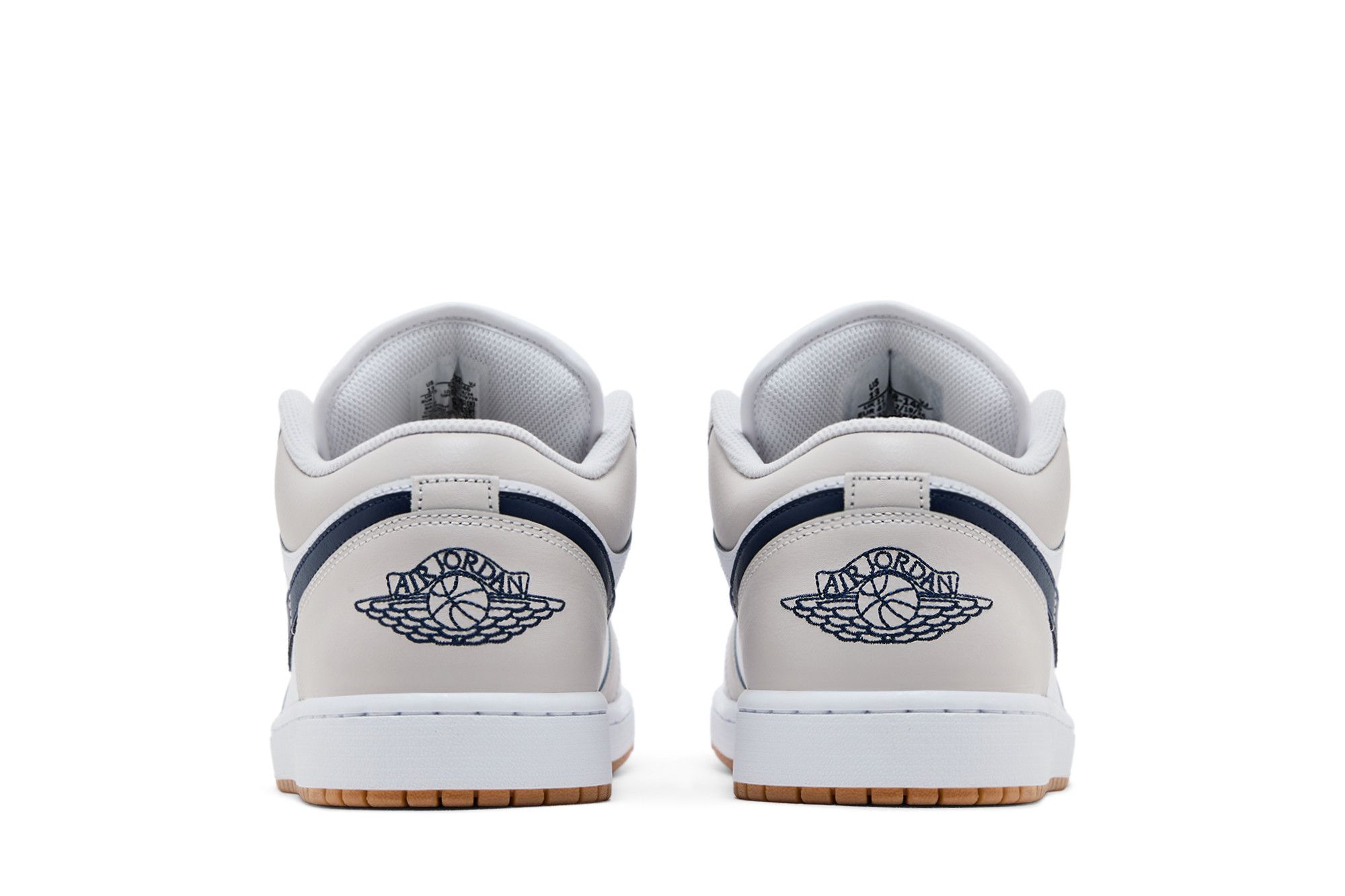 Sizing Air Jordan 1 Low 'Georgetown' Gris y Azul 553558-146