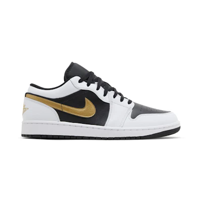 Jordan 1 Low 'Gold Swoosh'
