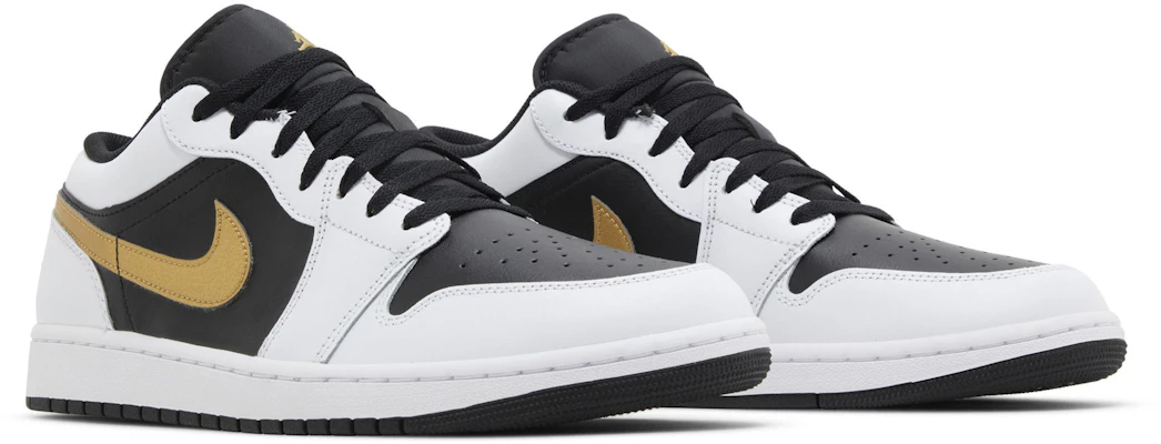 Air Jordan 1 Low 'Emas Swoosh' 553558-172 1