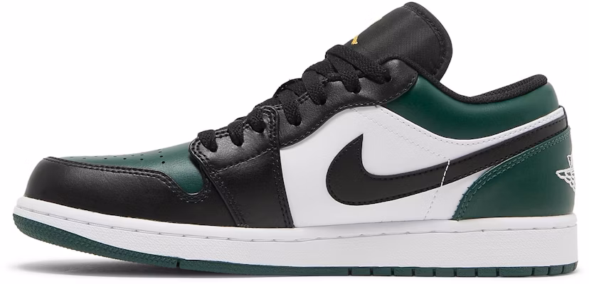 Air Jordan 1 Low 'Green Toe' Hijau Tumit 553558-371 Lookbook Air Jordan 1 Low 'Green Toe' Hijau Tumit 553558-371