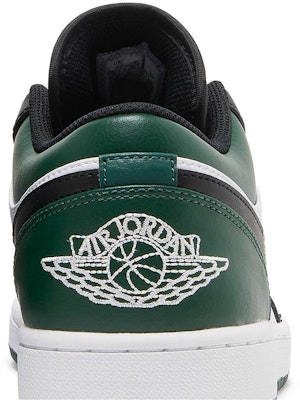Air Jordan 1 Low 'Green Toe' Hijau Tumit 553558-371 Sizing Air Jordan 1 Low 'Green Toe' Hijau Tumit 553558-371
