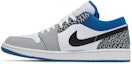 Lookbook Air Jordan 1 Low 'Indigo' Lelaki Wanita Kasual Sneakers. DM1199-140