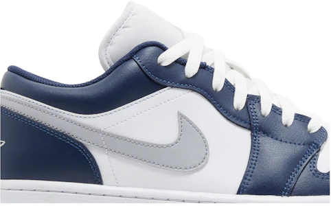 Lookbook 喬丹 Air Jordan 1 舒適時尚 防滑耐磨 低筒 復古籃球鞋 男款 白藍