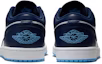 Lookbook Air Jordan 1 Low ''Midnight Navy University Blue'' Biru Tua Universitas. 553558-404