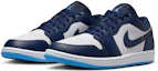 Shop Air Jordan 1 Low ''Midnight Navy University Blue'' Biru Tua Universitas. 553558-404