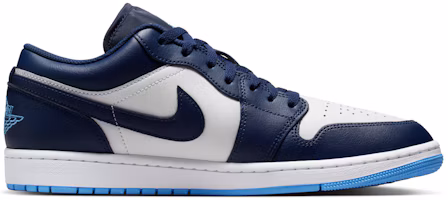 Details for Air Jordan 1 Low ''Azul Medianoche y Azul Universitario'' 553558-404