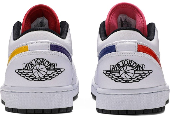 Air Jordan 1 低帮 '多彩 Swoosh' CW7009-100 Details for Air Jordan 1 低帮 '多彩 Swoosh' CW7009-100