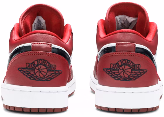 Air Jordan 1 Low 'Noble Red' Merah Mewah 553558-604 Details for Air Jordan 1 Low 'Noble Red' Merah Mewah 553558-604
