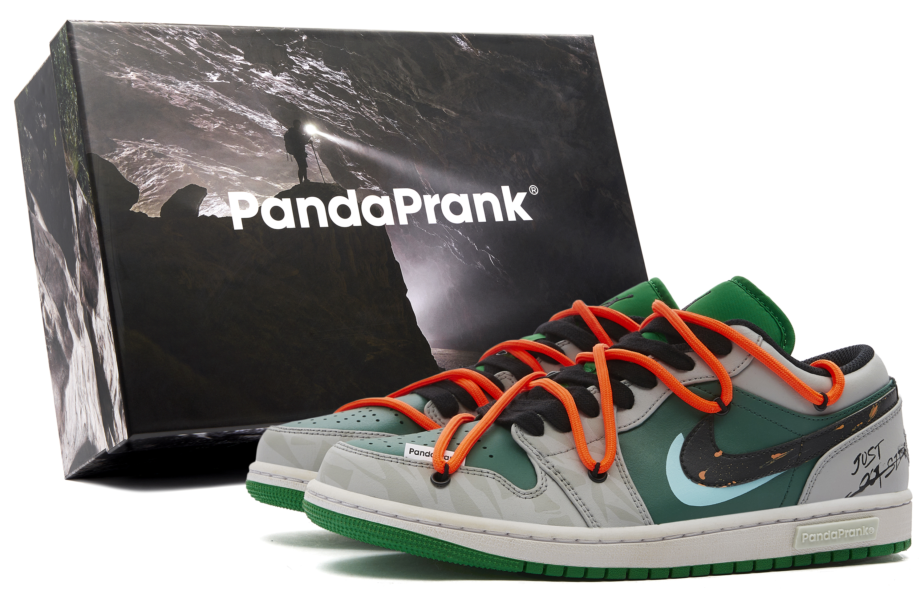 Buy 에어 조던 1 로우 '판다 정글 크로스 선셋' 553558-065-485091