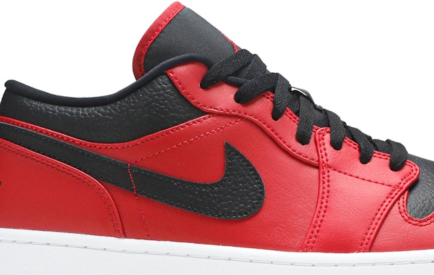 Air Jordan 1 Low 'Reverse Bred' Merah Hitam Terbalik 553558-605 Order Air Jordan 1 Low 'Reverse Bred' Merah Hitam Terbalik 553558-605