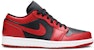 Air Jordan 1 Low 'Reverse Bred' Merah Hitam Terbalik 553558-606