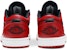 Air Jordan 1 Low 'Reverse Bred' Merah Hitam Terbalik 553558-606