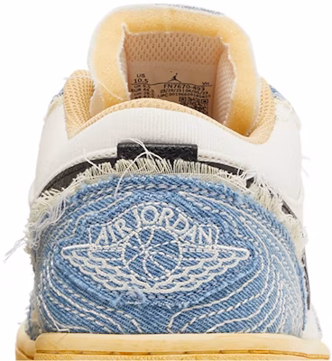 Air Jordan 1 Low 'Sashiko Denim' FN7670-493 Sizing Air Jordan 1 Low 'Sashiko Denim' FN7670-493