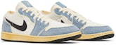 Cheap Air Jordan 1 Low 'Sashiko Denim' Lelaki FN7670-493