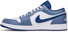 Lookbook Air Jordan 1 Low 'Biru Keluli' 553558-414