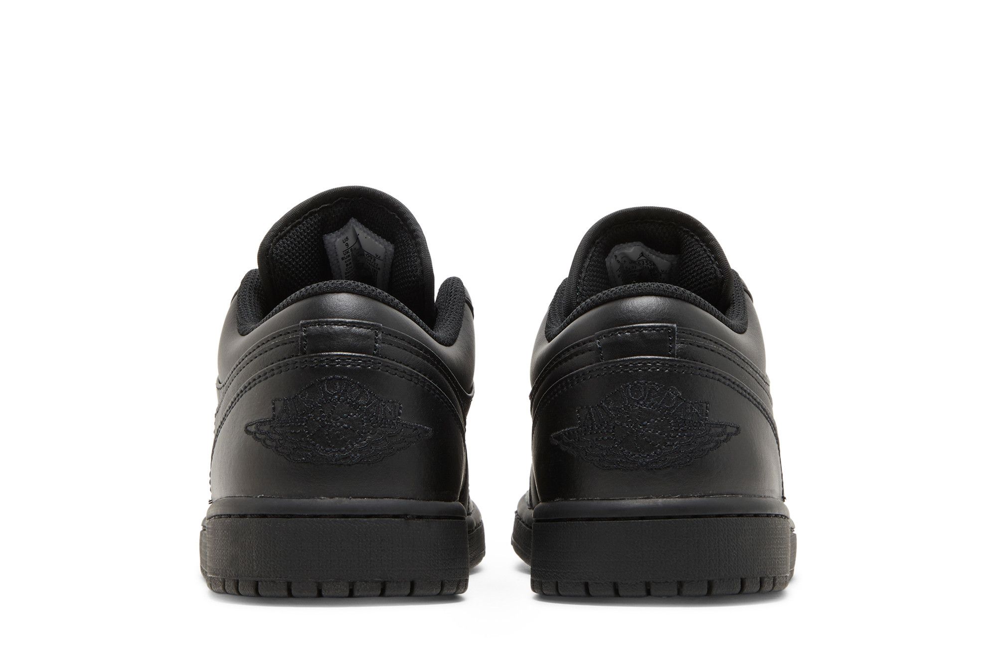 Sizing Air Jordan 1 Low 'Triple Black' 2022 Sepatu Pria Hitam Sneaker Indonesia 553558-093