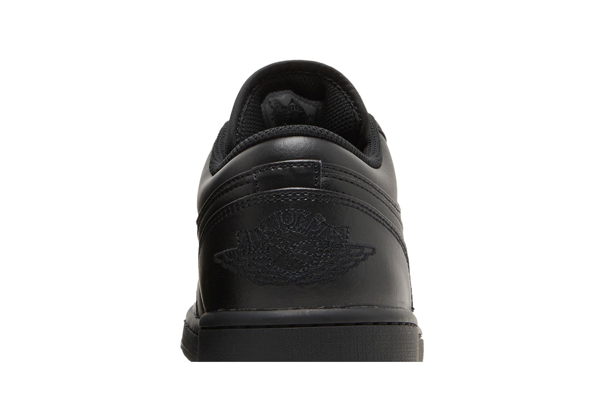 Cheap Air Jordan 1 Low 'Triple Black' 2022 Sepatu Pria Hitam Sneaker Indonesia 553558-093